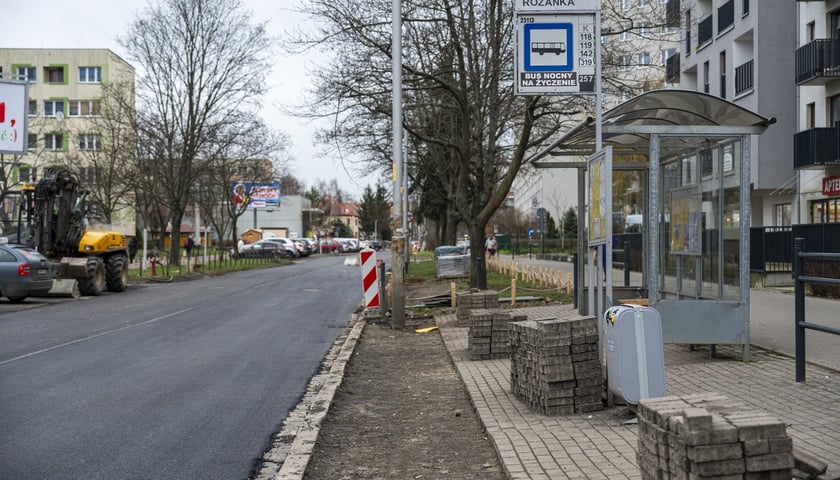 Ulica Bezpieczna w przedostatni dzień remontu